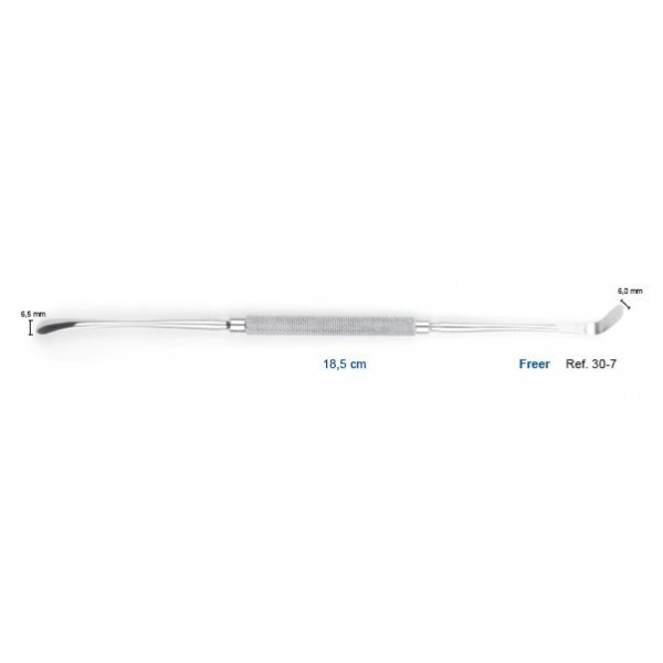 Распатор Freer, 18,5 см, 6,5-6,0 мм., HLW Dental Instruments (Германия)