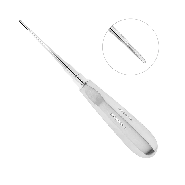 Люксатор прямой удлиненный, 2 мм | HLW Dental Instruments (Германия)