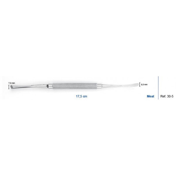 Распатор Meat, 17,5 см, 7-6,5 мм., HLW Dental Instruments (Германия)