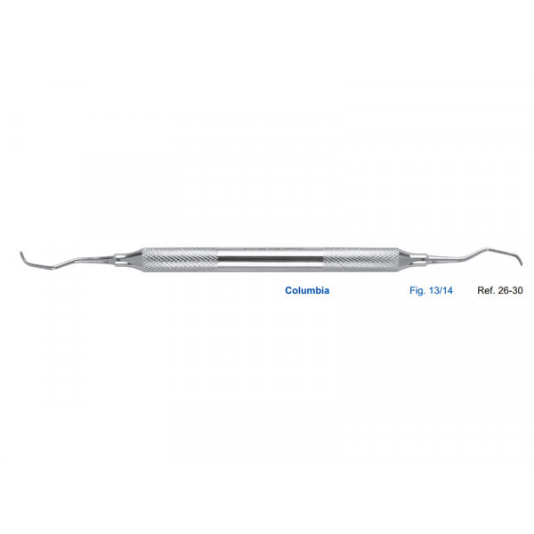 Кюрета Columbia, форма 13/14, ручка диаметр 8 мм, HLW Dental Instruments (Германия)