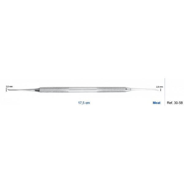 Распатор Meat, 17,5 см, 2,5-2,5 мм., HLW Dental Instruments (Германия)