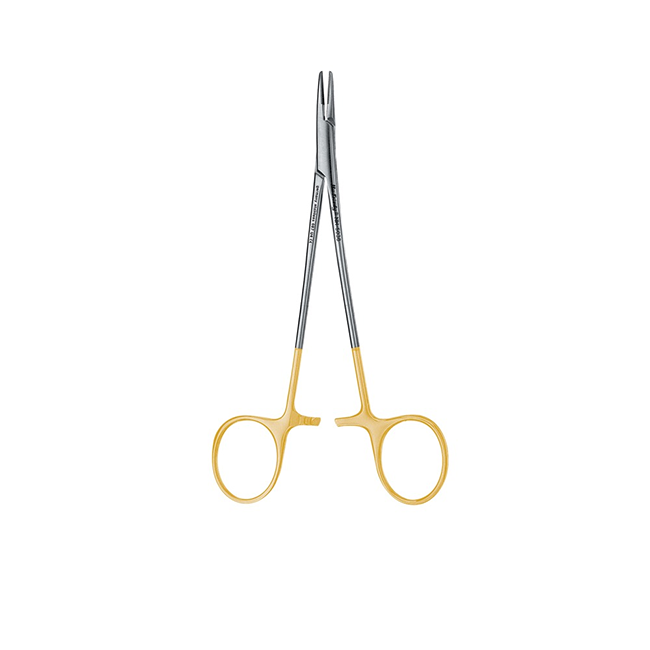 NH5038 - иглодержатель Crile-Wood №5038, прямой, с твердосплавными вставками, длина 150 мм | Hu-Friedy (США)