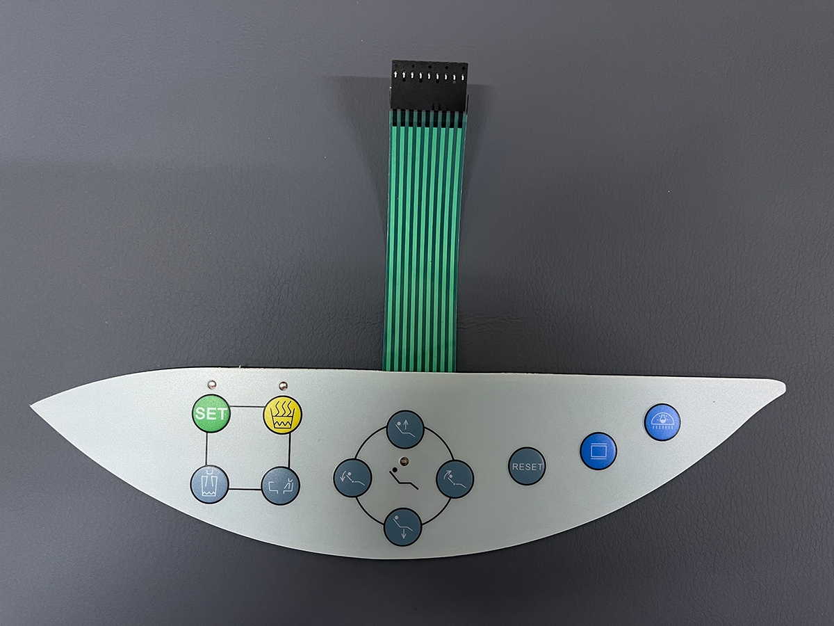 Наклейка панели управления стола врача Safety C1 н.п.